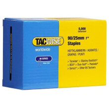 Tacwise 90/25mm Narrow Crown Staples (Box of 5000)