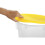 Rubbermaid Round Storage Container Lid - Yellow 3