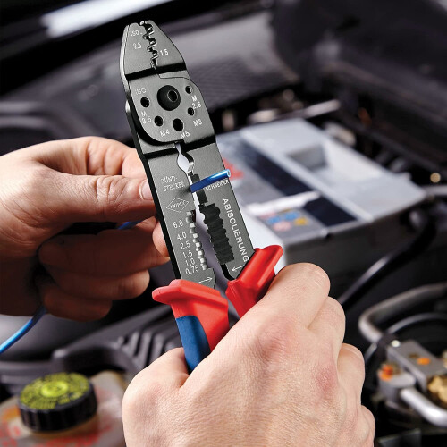 Knipex Krympetang til kabelforbindelser 0,5-2,5 mm - KN 97 21 21B 2