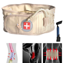 Spinal Traction Physio Decompression Back Belt Brace Lumbar Support
