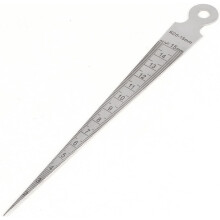 0.1mm Accuracy 1MM-15MM Taper Gauge Feeler Gap Hole Measuring Tool