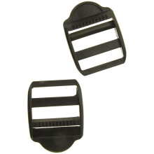 Prym 25 mm Clamping Plastic Buckles, Black