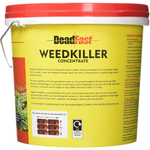Deadfast Concentrated Weed Killer Sachets, 12 x 100 ml 1