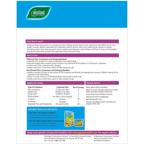 Westland Westland Water Saving/Retention Gel, 250 g 1