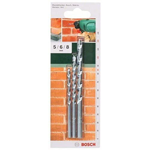 Bosch Bosch 2609255458 Masonry Drill Bit Set (3 Pieces)