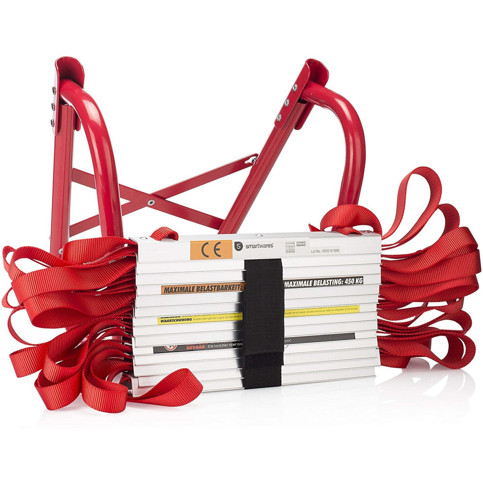 Smartwares Bbvl Fire Escape Ladder Â 4.5 Metres Â 450 Kg Capacity 8711658470160