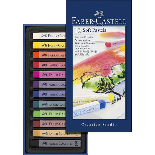 Faber-Castell Faber-Castell Creative Studio Soft Pastels - Box of 12 1