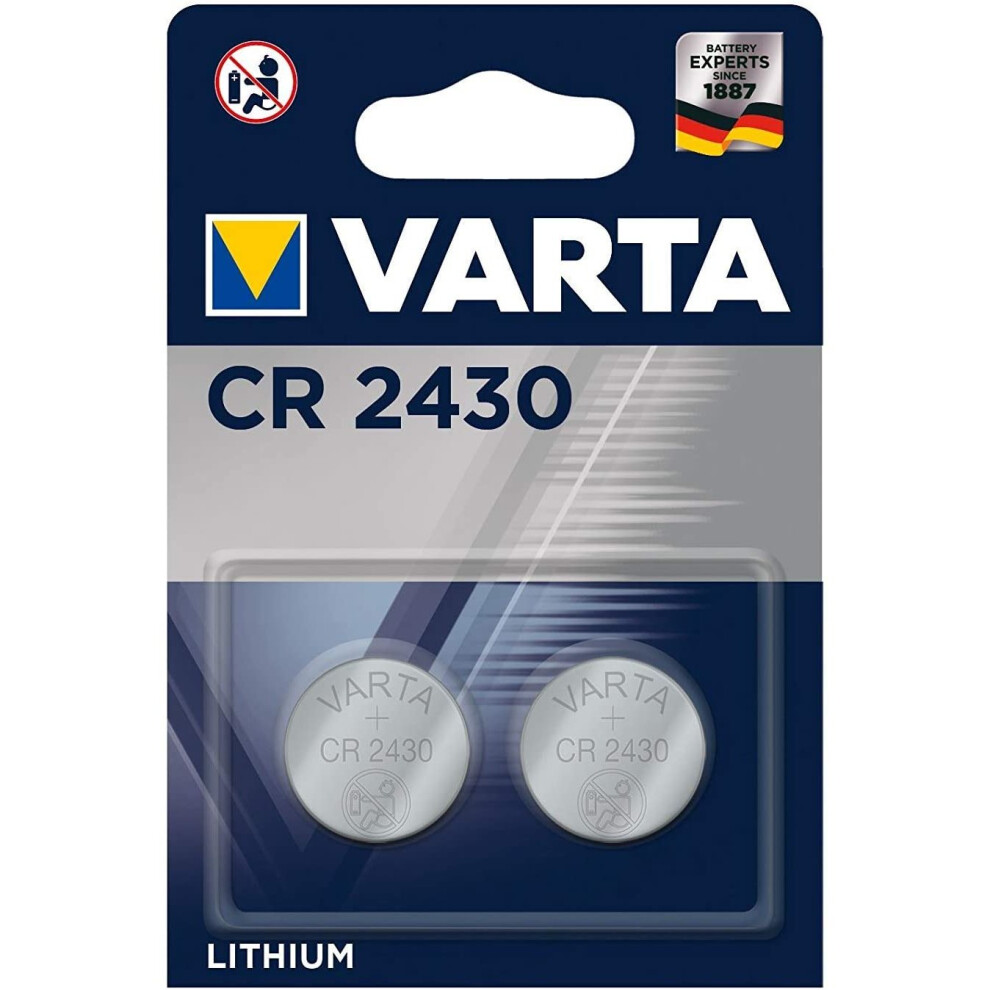 Varta CR2430 Lithium Coin Cell Battery (Pack of 2)