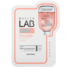 TonyMoly, Master Lab, Kollagen-Elastizitäts-Pflege-Gesichtsmaske, 1 Blatt, 0,67 oz (19 g)