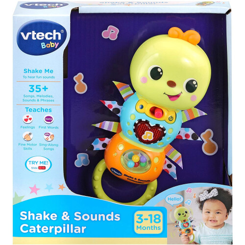 VTech VTech 527803 Baby Shake & Sounds Caterpillar, Multicolour 1