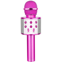 LetsGO Toyz Wireless Karaoke Microphone for Kids - Pink