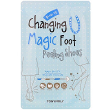 TonyMoly, Changing U Magiske Fodpeeling Sko, 1 Par, 0,60 oz (17 g) Hver
