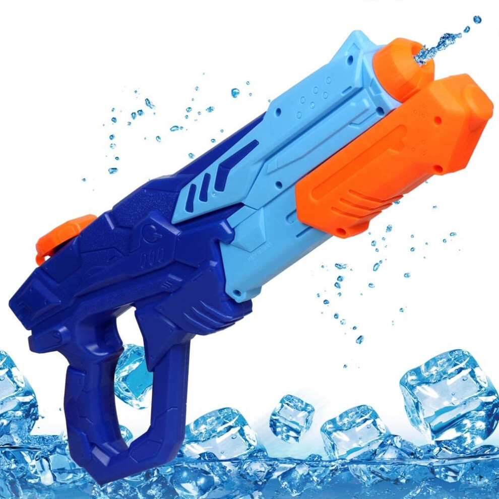 MOZOOSON Water Gun Toy for Kids, Powerful Water Pistol with 750ML Moisture Capacity | 33ft Long Range Squirt Gun, Blaster Toy for Kids and Adults