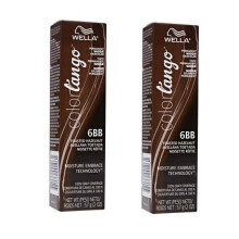 (1C Slate – pack of 2 ) Wella Color Tango 6BB Toasted Hazelnut Permanent Haircolor