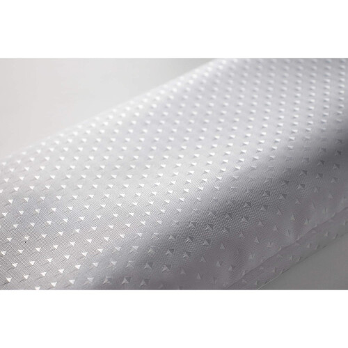 EUROSHOWERS (W250 X L200) White Diamond Polyester Shower Curtain - All Sizes 1