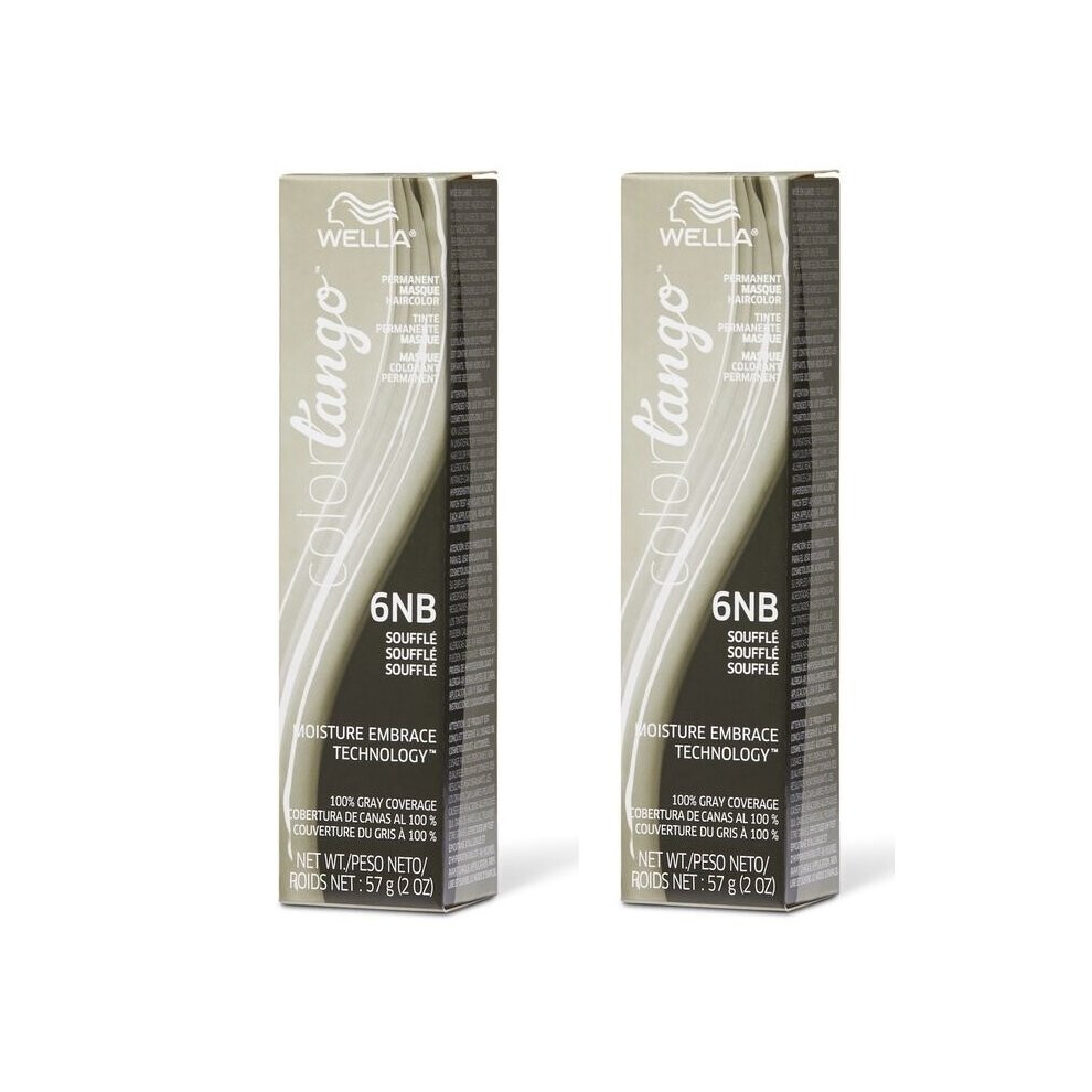 Wella (6Nb – Pack Of 2) Well Color Tango 6Nb Souffle Permanent Haircolor Multicoloured