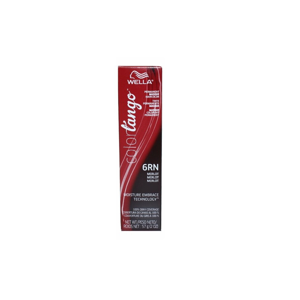 Wella Multicoloured (6Rn Merlot ) Color Tango 6Rn Merlot Permanent Haircolor