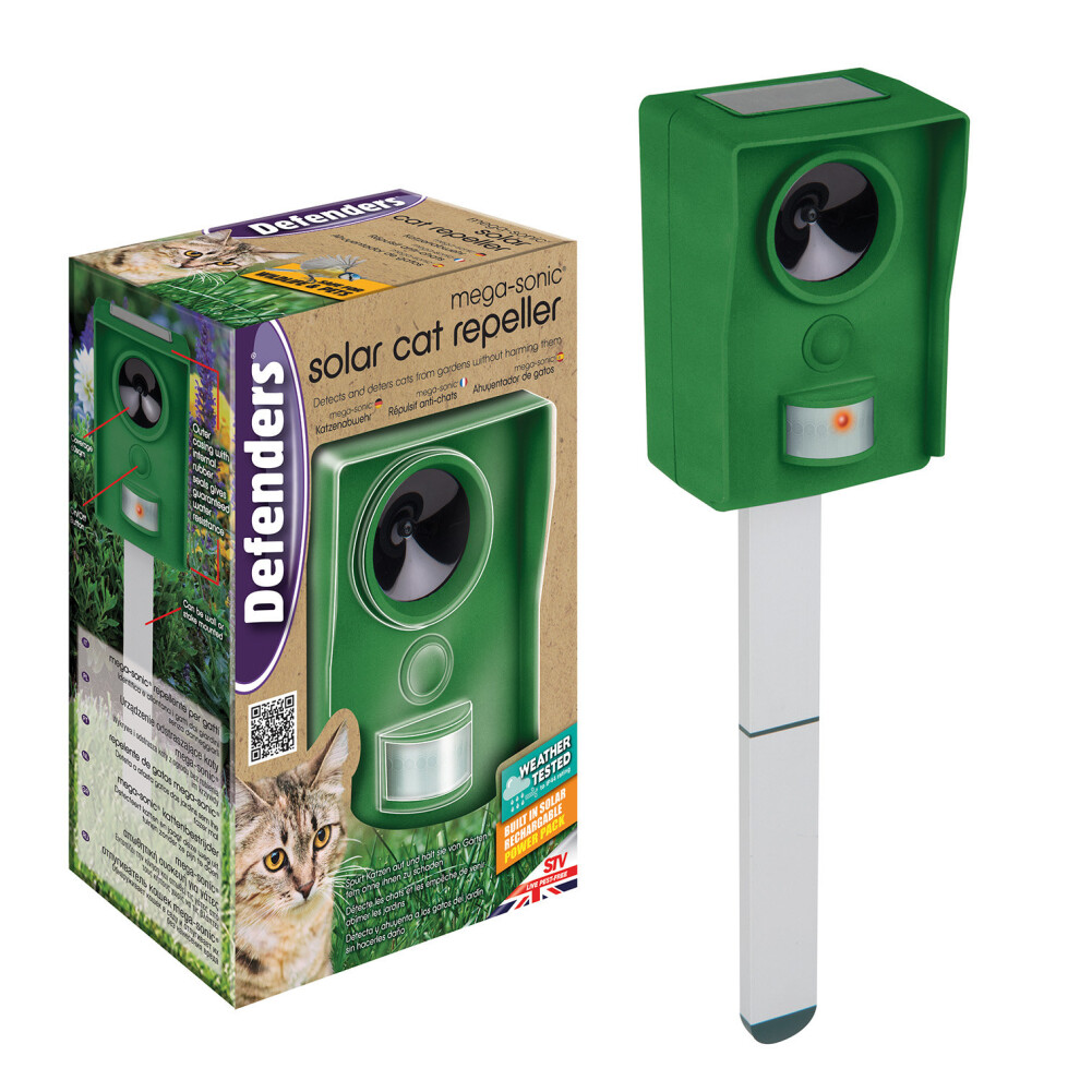 Defenders Mega-Sonic Solar Cat Repeller - Each   [STV601]