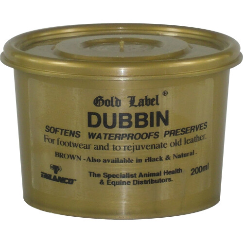Gold Label Dubbin - Brown X 200 Gm [DBR200]