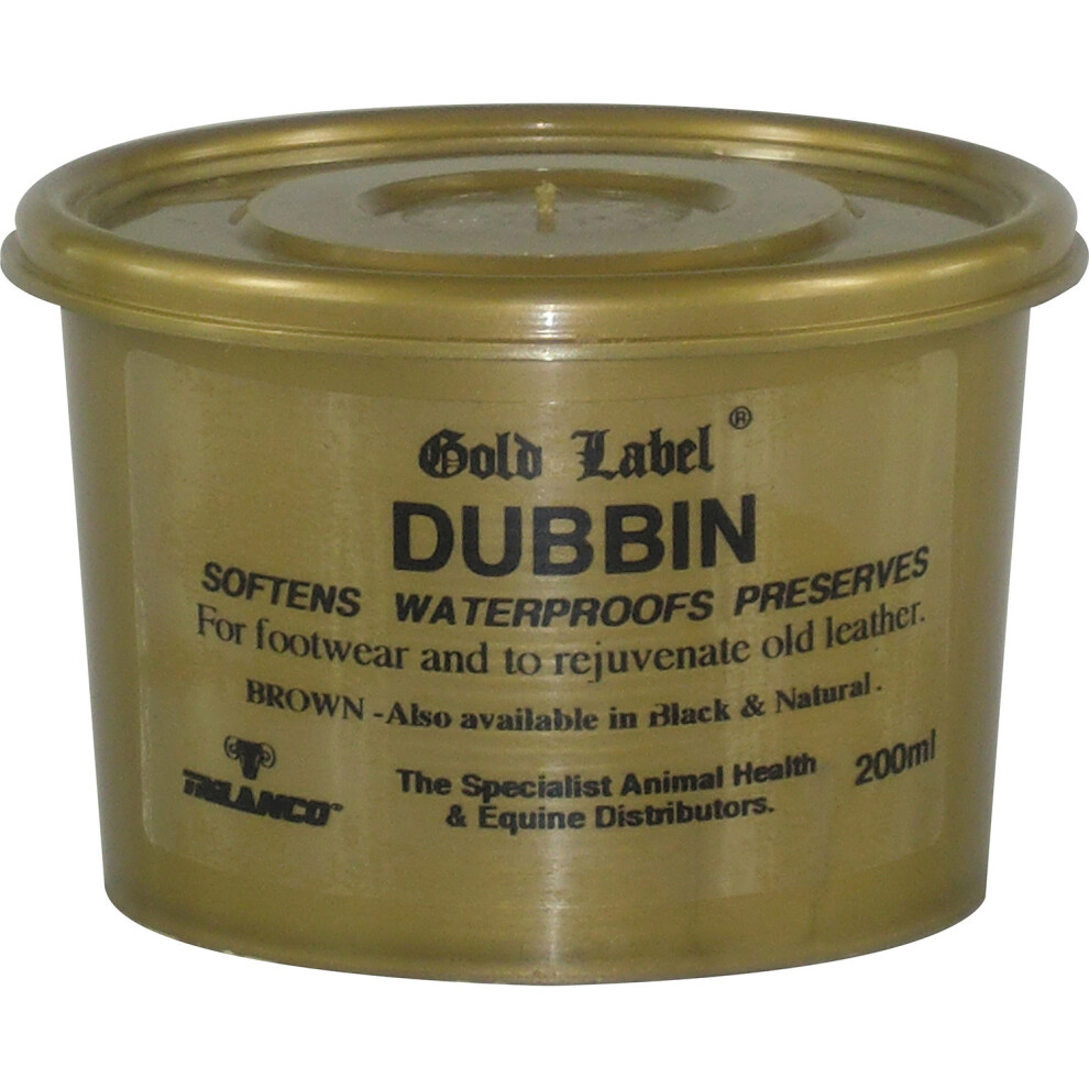 Label Dubbin - X 200 Gm [Dbr200] Gold/Brown