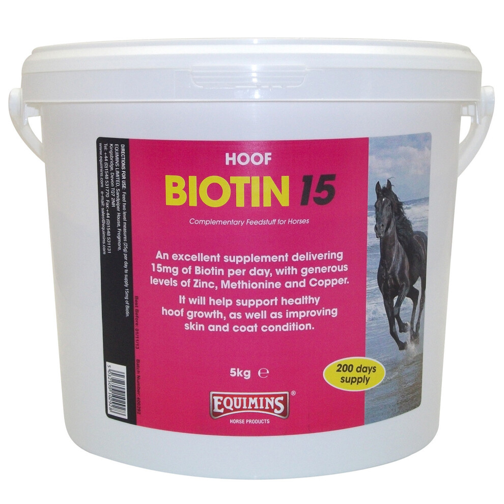 Equimins Biotin 15  - 5 Kg Tub [292]