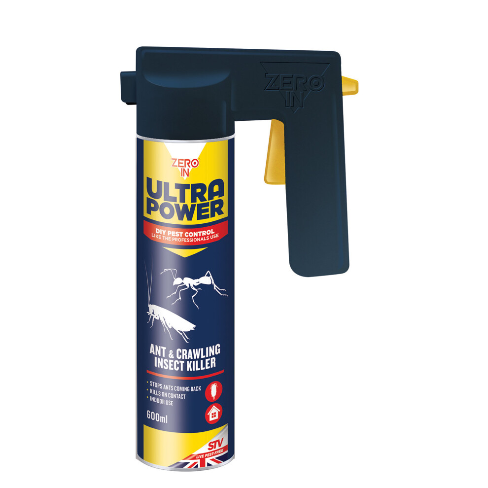 Zero In Ultra Power Ant & Crawling Insect Killer - 600 Ml [ZER554]