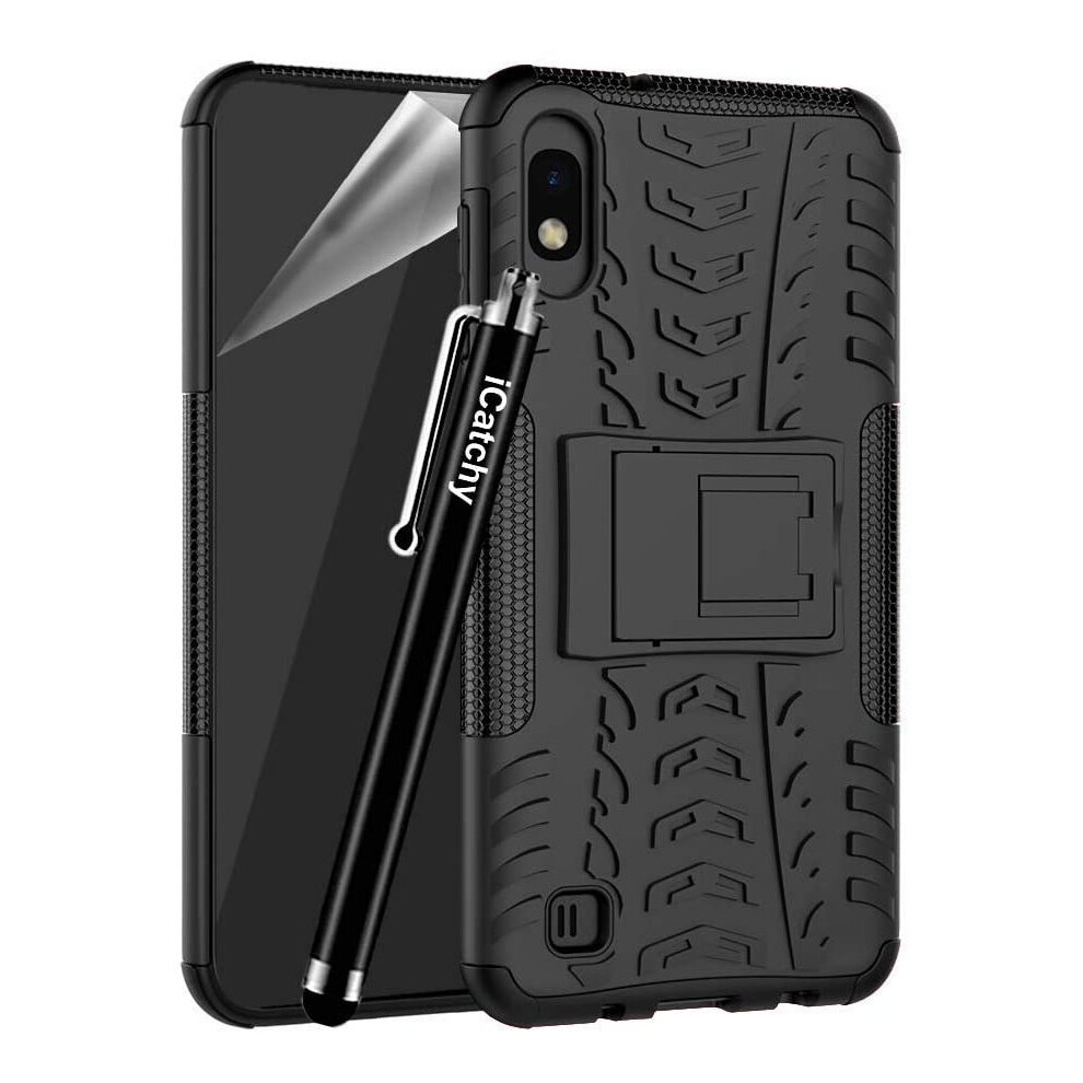 (Black) For Samsung Galaxy A10 Shockproof Case Cover Black 7426833964570