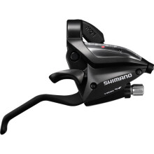 (3X8 Speed, Black) Shimano Altus ST-EF500 EZ Fire Plus STI Set 2-Finger Lever