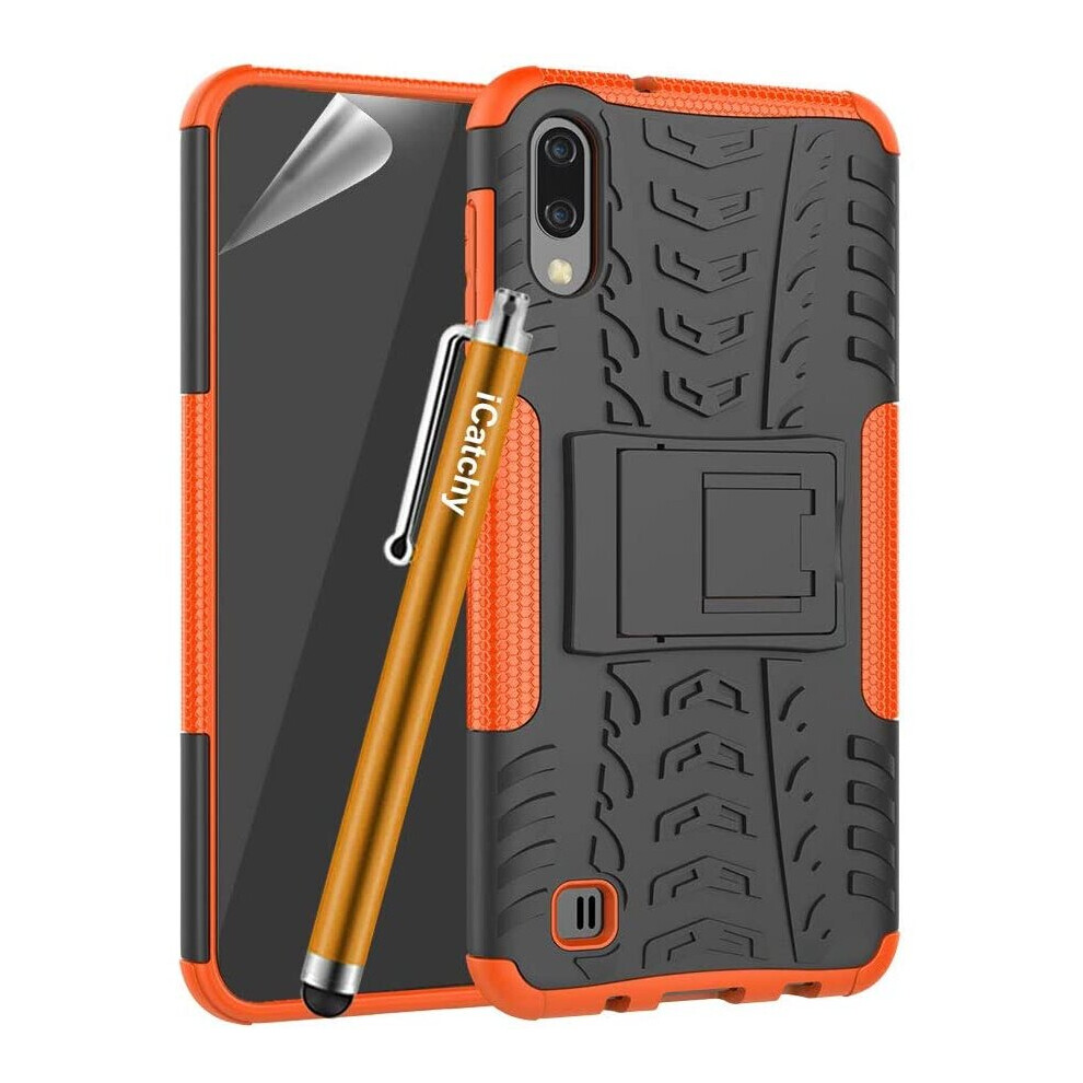 (Orange) For Samsung Galaxy A10 Shockproof Case Cover