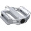 Shimano (Pair, Silver) Shimano Pedals PD-EF202 MTB Flat Pedals 1