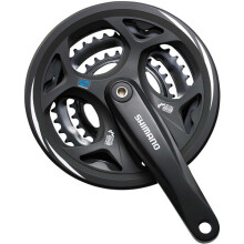 Pédalier VTT Altus FC-M311 Femme - Shimano - Trekking - 42/32/22 dents - Axe carré - Manivelle 170 mm