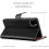 (Black) For iPhone 11 Phone Wallet Book Leather Case 6