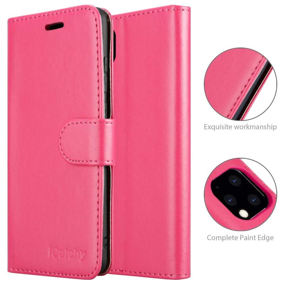 pink--for-iphone-11-phone-wallet-book-leather-case