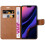 (Black) For iPhone 11 Phone Wallet Book Leather Case 5