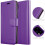 (Purple) For iPhone 11 Phone Wallet Book Leather Case 9