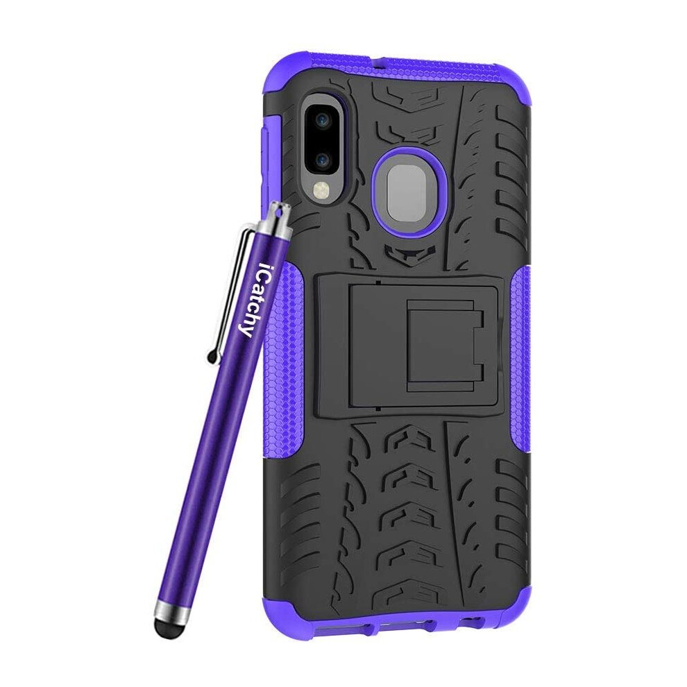 purple--for-samsung-galaxy-a20e-shockproof-case-cover