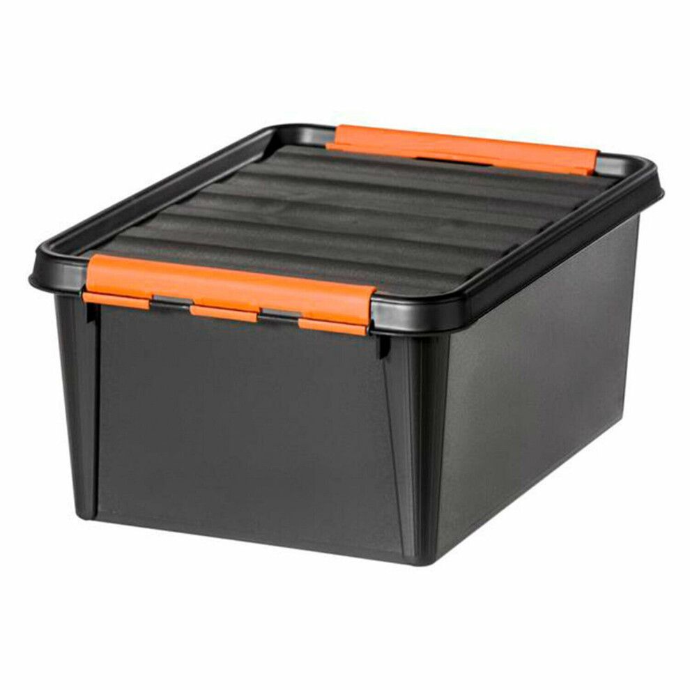 (15 Box Black 14L) Orthex SmartStore Sturdy Pro Storage Clip Box
