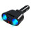 12V Car Cigarette Lighter Socket Dual USB Port Charger Adapter Plug LCD Display 4