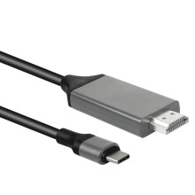 USB-C to HDMI Cable Adapter - 4K@30Hz / 1080p, Plug & Play, Type-C to HDMI, 2m, for Samsung MacBook Xiaomi