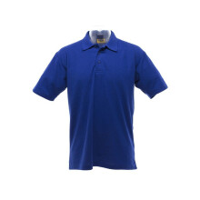 (S, Royal Blue) Ultimate Adults Unisex 50/50 Pique Polo