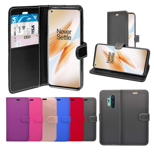 OnePlus For OnePlus 8 Pro Wallet Flip PU Leather Pouch Case Cover 1