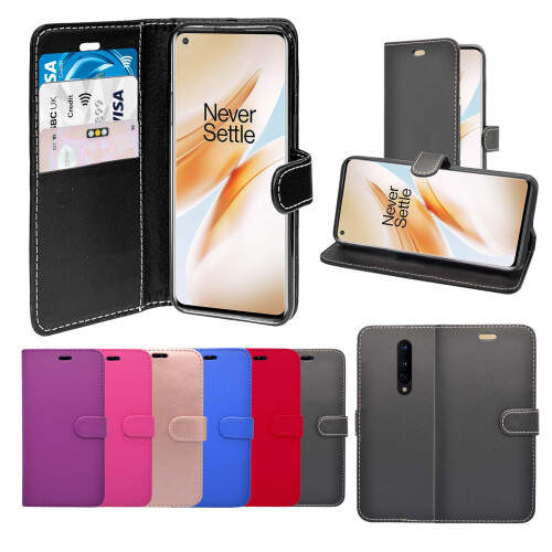 OnePlus For OnePlus 8 Wallet Flip PU Leather Pouch Case Cover 2