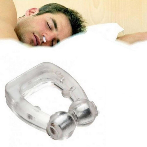 Sleeping Anti Schnarchen Nase Clip Silicone Magnetic Anti Snoring Nose Clips Breathing Stop 3822