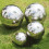 4pc Ανοξείδωτο χάλυβα Mirrored Gazing Balls | Διακοσμητικά κήπου 1