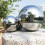 4pc Ανοξείδωτο χάλυβα Mirrored Gazing Balls | Διακοσμητικά κήπου 12