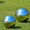 4pc Ανοξείδωτο χάλυβα Mirrored Gazing Balls | Διακοσμητικά κήπου 8