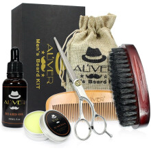 (5pcs Beard Combo Set) Beard Care Set For Men | Beard Grooming Gift Set