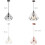 (Rusty) Diamond Iron Wired Cage Pendant Light, Metal Rusty 5