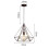 (Rusty) Diamond Iron Wired Cage Pendant Light, Metal Rusty 4