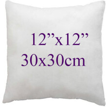(12x12", Pack of 2) Hollow Fiber Cushion Pads,Inners,Fillers 12",14",16",18",20",22",24",26",28",30"